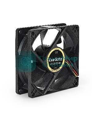 Вентилятор для корпуса ExeGate EX08025HM черный, 80 мм, 2000 об/мин, 19 дБ