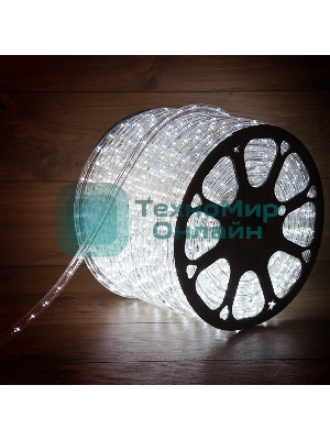 Дюралайт Neon-night LED, постоянное свечение (2W) - белый, 36 LED/м, бухта 100м