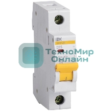 Выключатель автоматический модульный 1п D 25А 4.5кА ВА47-29 IEK MVA20-1-025-D