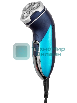 Электробритва роторная Starwind SSH 1525 реж.эл.:3 питан.:аккум. голубой/черный