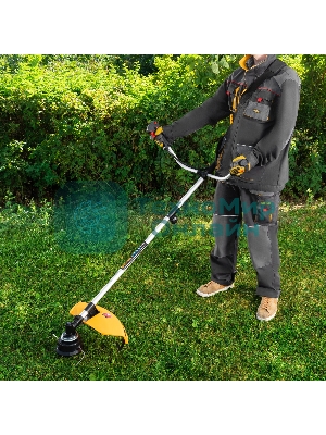 Триммер Denzel DT 52S бензиновый 52см3 3 лс. разъемная штанга состоит из 2 частей