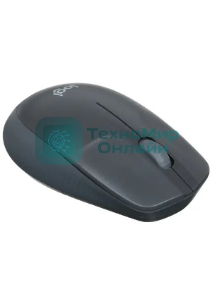 Мышь беспроводная Logitech M190 черный/серый, 1000 dpi, радиоканал, USB, кнопки - 3
