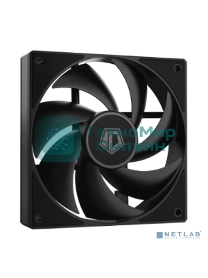 Вентилятор для корпуса ID-Cooling AF-125-K черный, 120 мм, 2000 об/мин, 29.85 дБ, 4 pin