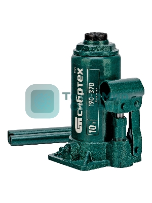 Домкрат гидравлический бутылочный Сибртех, 10 т, 190-370 мм