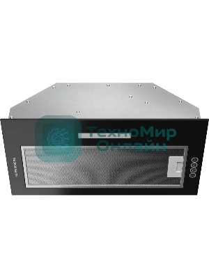 Вытяжка встраиваемая Kuppersberg Intouch 60 B черный, 54 см, 650 куб. м/ч, 41 дБ