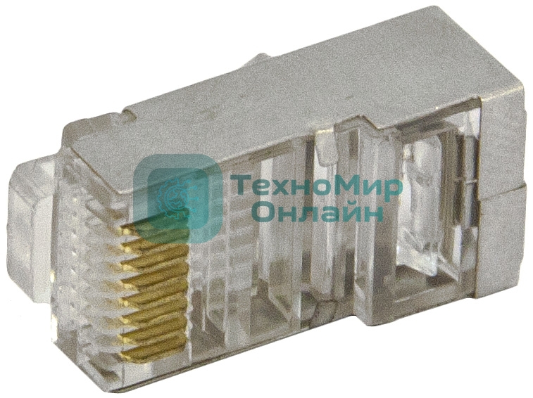 Коннектор сетевой (20 шт.) RJ45/экран.