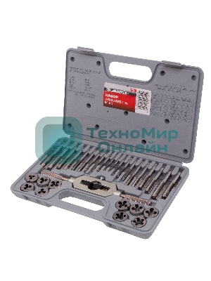 Набор метчиков и плашек Matrix MASTER М3 - М12, 31 предмет