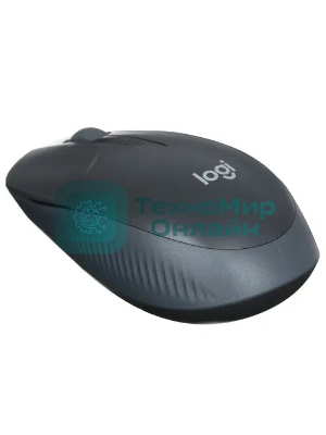 Мышь беспроводная Logitech M190 черный/серый, 1000 dpi, радиоканал, USB, кнопки - 3
