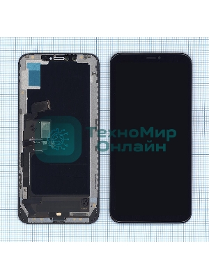 Дисплей для iPhone XS MAX в сборе с тачскрином (Foxconn), черный