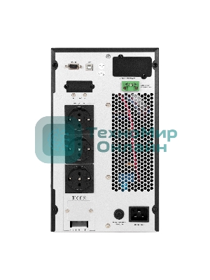 Источник бесперебойного питания On-line ExeGate PowerExpert TL-3000.96V.LCD.AVR.3SH.USB.RS232.SNMP 3000VA/3000W, On-Line, PF=1, LCD, 3*Schuko, RS232, USB, SNMP-slot, встроенные батареи 12V 7.2Ah - 8шт, возможность подключения до 4 внешних батарейных блоков 96В, Tower, металлический корпус, черный