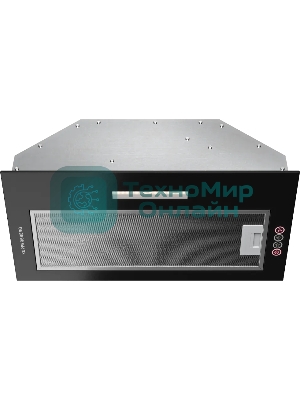 Вытяжка встраиваемая Kuppersberg Intouch 60 B черный, 54 см, 650 куб. м/ч, 41 дБ