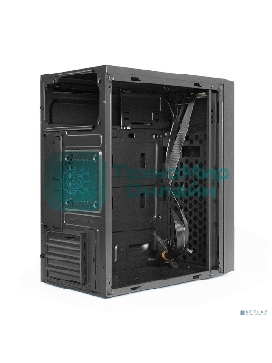 Компьютерный корпус ExeGate BAA-113 EX292347RUS Minitower (mATX, без БП, 2хUSB, аудио, черный)
