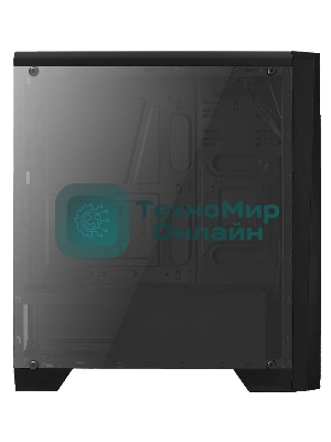 Компьютерный корпус Aerocool/Formula PGS-V Cylon , ATX, без БП, RGB подсветка, окно, картридер, 1x USB 3.0 + 2x USB 2.0, 1х12см вентилятор в комплекте