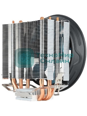 Кулер для процессора AeroCool/Formula Verkho 3 Plus серебристый, 120 мм, алюминий/медь, 2000 об/мин, 26.7 дБ, 4 pin, 125 Вт, 134 мм