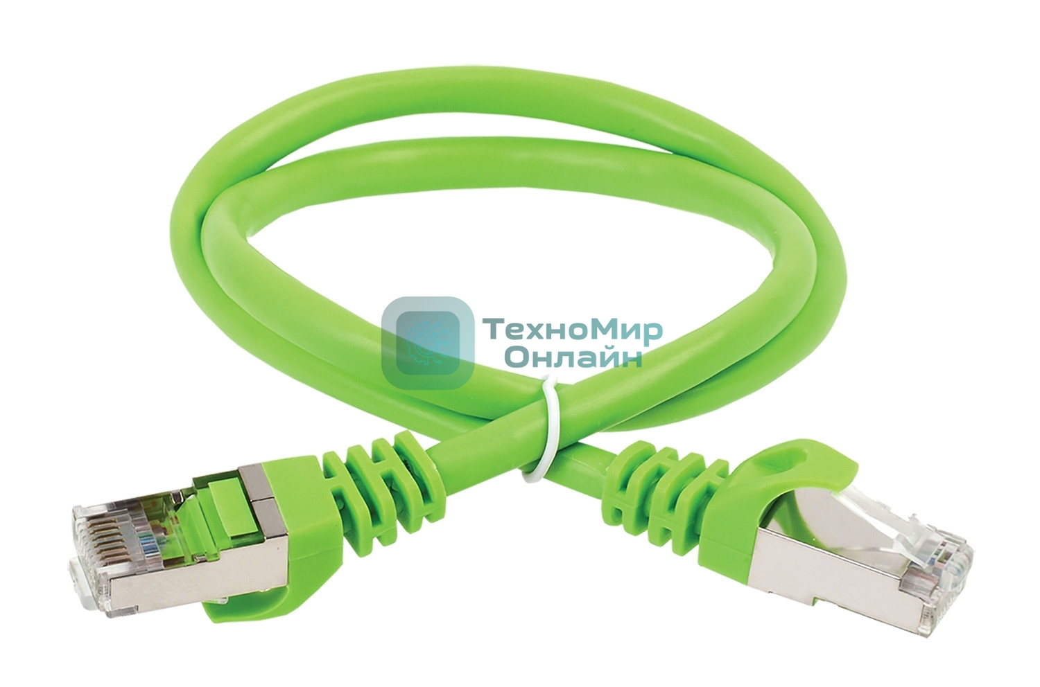 Патч-корд ITK PC02-C5EFL-5M FTP вилка RJ-45-вилка RJ-45 cat.5е 5м зеленый LSZH (уп.:1шт)