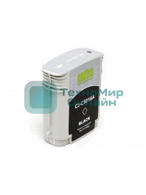 Картридж струйный Cactus CS-C5016A черный (72 мл) для №84 HP DesignJet 10PS/20PS/30GP