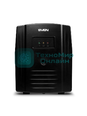 Источник бесперебойного питания SVEN Pro 1000 1000VA/720W USB, RJ-45 (3 EURO) 