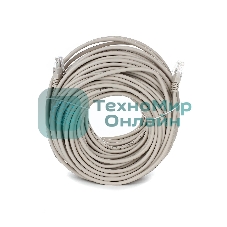 Патч-корд литой Aopen/Qust UTP cat.5е 30м серый