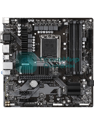 Материнская плата Gigabyte B760 DS3H DDR4, LGA 1700, Intel B760, 4xDDR4, 4xSATA, 2xM.2, 1xPCIe 4.0 x16, 4xPCIe 3.0 x1, 1xHDMI, 1xDP, 1x 1Gb LAN, 1xUSB 3.2 Gen 2, 1xUSB 3.2 Gen 2x2, 4xUSB 2.0, 3x3.5 мм, 7.1, ATX