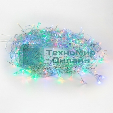 Гирлянда Светодиодный Дождь 3х2 м, свечение с динамикой, прозрачный провод ПВХ, 230 В, диоды мультиколор