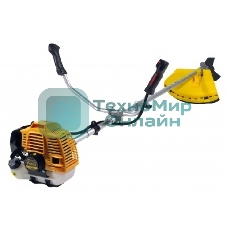 Триммер CHAMPION Т433-2 разъемный вал Мощность 1,25/1,7 кВт/л.с., объем двигателя 42,7 см3, вес 8,3кг, бак 0,95л, используемая леска 2,4-3мм, рукоятка U-образная, прямая/разъемная штанга, ширина среза (леска/нож) 400/255, длина штанги 1493 мм.