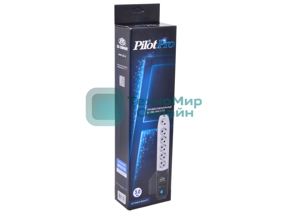 Сетевой фильтр ZIS Фильтр Pilot - Pro 5 евро, 1 росс. 5 м