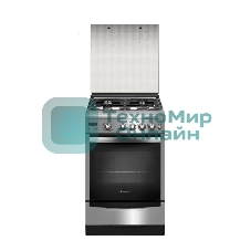 Плита газовая Gefest ПГ 5100-03 0004 серебристый, конфорок 4 шт, духовка 52 л, 50 см x 85 см x 58.5 см