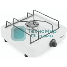 Газовая плита Мечта 100М белая, 1к Газ,1к., поворотные переключатели, белый