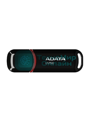 Флешка USB ADATA UV150 (AUV150-32G-RBK), 32Gb, USB 3.0, R/W 100/30, черный