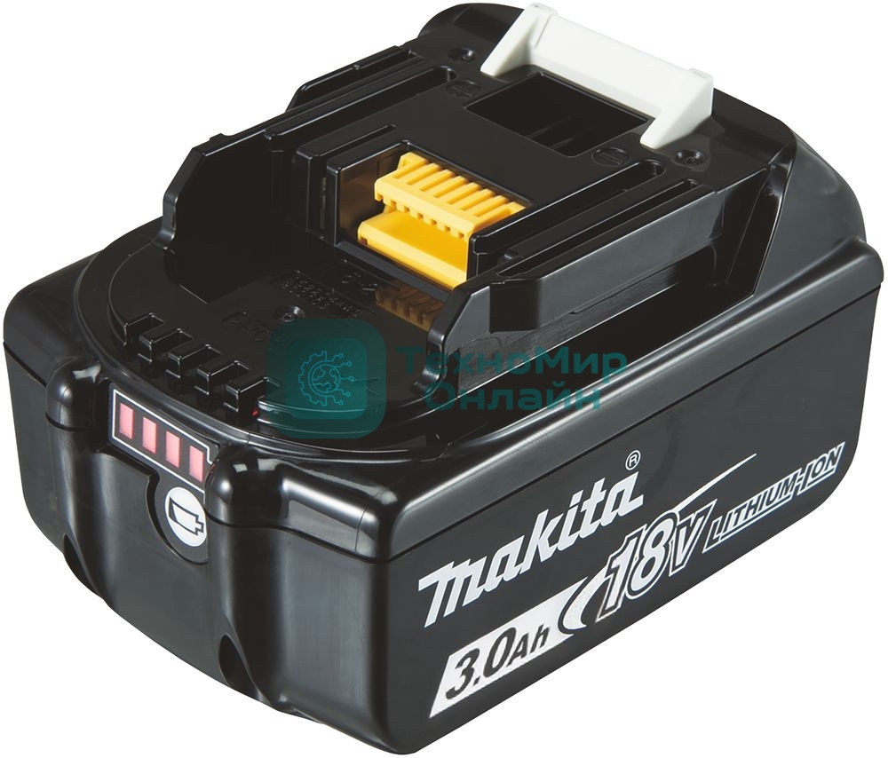 Аккумулятор Makita тип BL1830,18В,3Ач Li-ion,коробка,с индикатором 197599-5