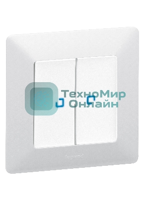 Лицевая панель для выключателя двухклавишного с подсветкой . Белая Valena LIFE. Лицевая панель для выключателя двухклавишного с подсветкой . Белая Valena LIFE.