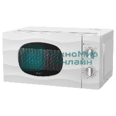 Микроволновая печь ECON ECO-2038M белый, 20 л, 700 Вт, переключатели - поворотный механизм