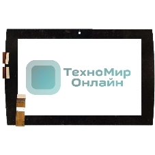 Сенсорное стекло (тачскрин) для Asus Eee Pad Slider SL101 черное