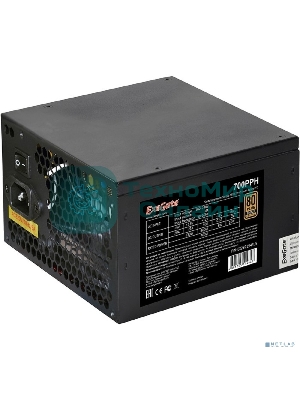 Блок питания ExeGate 700PPH (EX282154RUS), 700Вт 80 PLUS Bronze, 120мм, черный