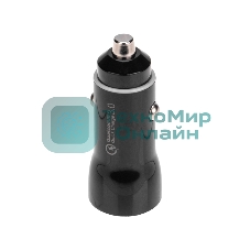 Автозарядка в прикуриватель Rexant АЗУ USB-A (QC 3.0)+USB-C (PD), 38Вт черный