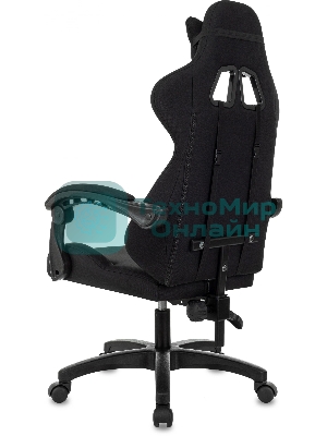 Кресло Zombie Void черный/серый, экокожа, 120 кг, механизм качания