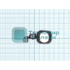 Кнопка HOME в сборе с механизмом и шлейфом для iPhone 6S/6S Plus золотая