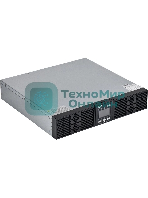 Источник бесперебойного питания Online Rackmount 3кВА/3кВт, однофазный с LCD дисплеем 72VDC с АКБ 2U 6х7AH
