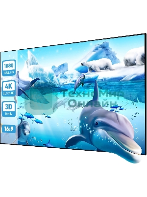 Экран на раме Cactus 127x224см Alr Expert CS-PSALRE-224X127-WM 16:9 настенный натяжной черный