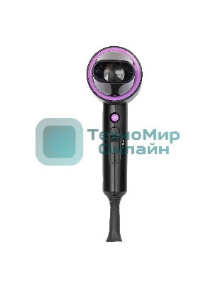 Фен Galaxy Line GL 4346 черный, 1400 Вт, компактный