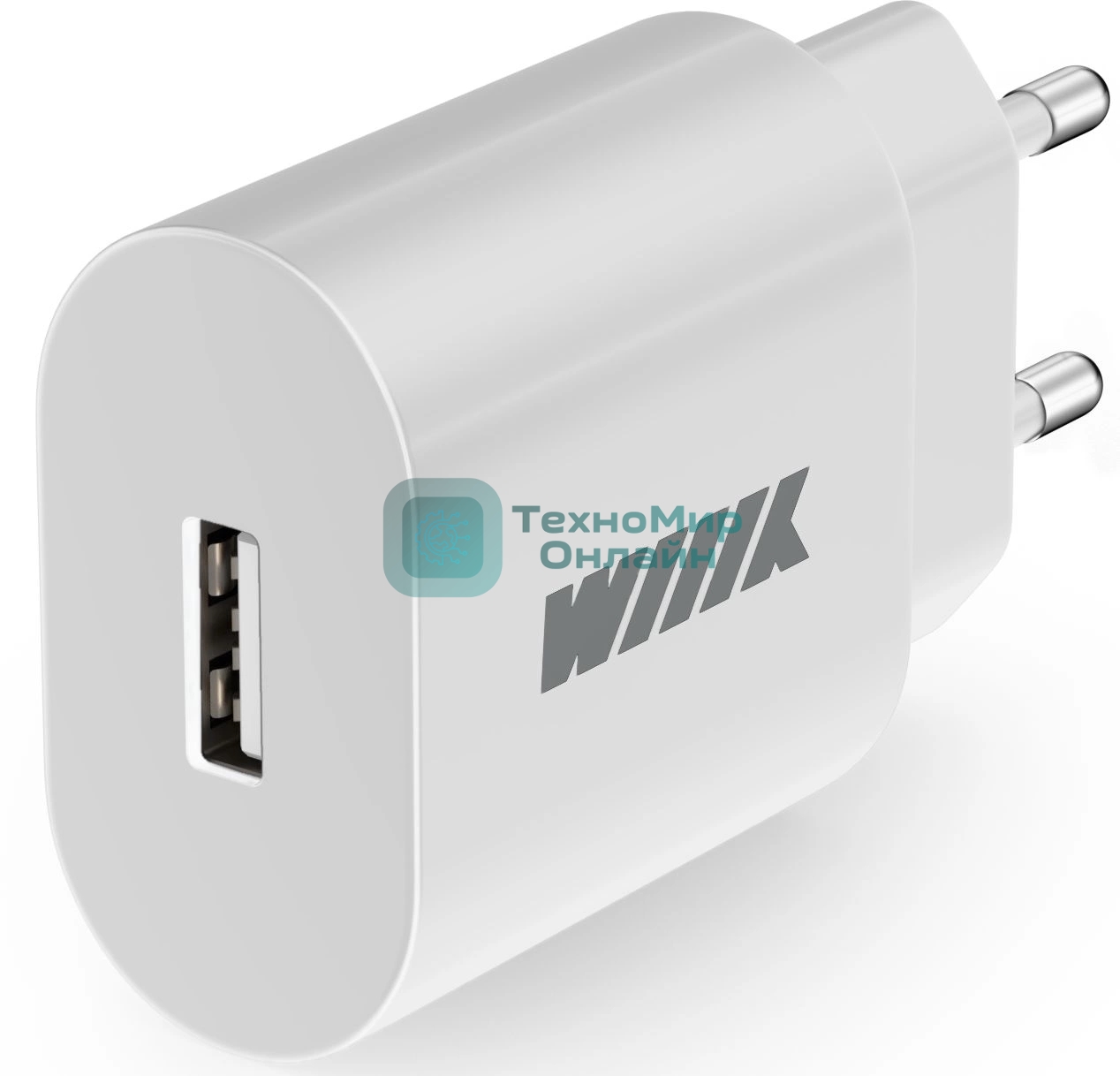 Сетевое зарядное устройство Wiiix UNN-4-1-01-QC-W 18W 3A (QC) USB универсальное белый