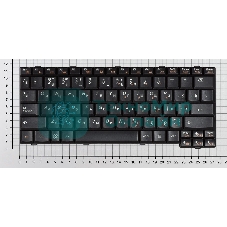 Клавиатура для ноутбука Lenovo IdeaPad S12 черная