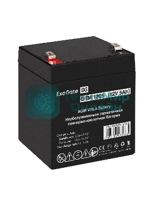 Аккумуляторная батарея ExeGate DTM 1205 (12V 5Ah, клеммы F2)