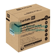 Источник бесперебойного питания On-line ExeGate PowerExpert TL-3000.96V.LCD.AVR.3SH.USB.RS232.SNMP 3000VA/3000W, On-Line, PF=1, LCD, 3*Schuko, RS232, USB, SNMP-slot, встроенные батареи 12V 7.2Ah - 8шт, возможность подключения до 4 внешних батарейных блоков 96В, Tower, металлический корпус, черный