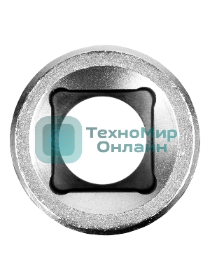 Головка торцевая удлиненная Stels 21 мм, 6-гранная, CrV, под квадрат 1/2