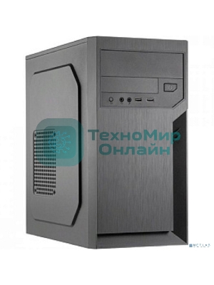 Компьютерный корпус с блоком питания 500Вт./Case Foxline FL-702, mATX, 1x5.25EXT, 1x3.5EXT, 2x3.5INT, 2xUSB 2.0, HDA, w/o FAN, w/500W ATX PSU, w/1.2m EU pwr cord