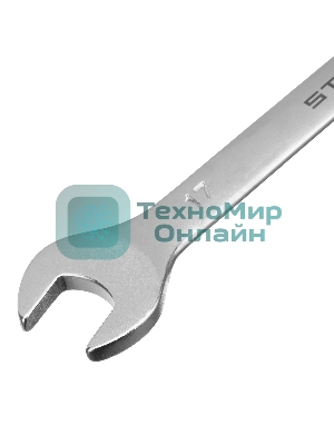 Набор ключей комбинированных Stels 8 - 17 мм, 6 шт., CrV, матовый хром