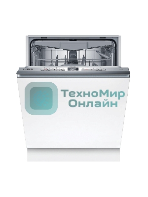 Встраиваемая посудомоечная машина Bosch SMV4HVX03E, серебристый, 59.8 см, 14 компл., 46 дБ, класс D