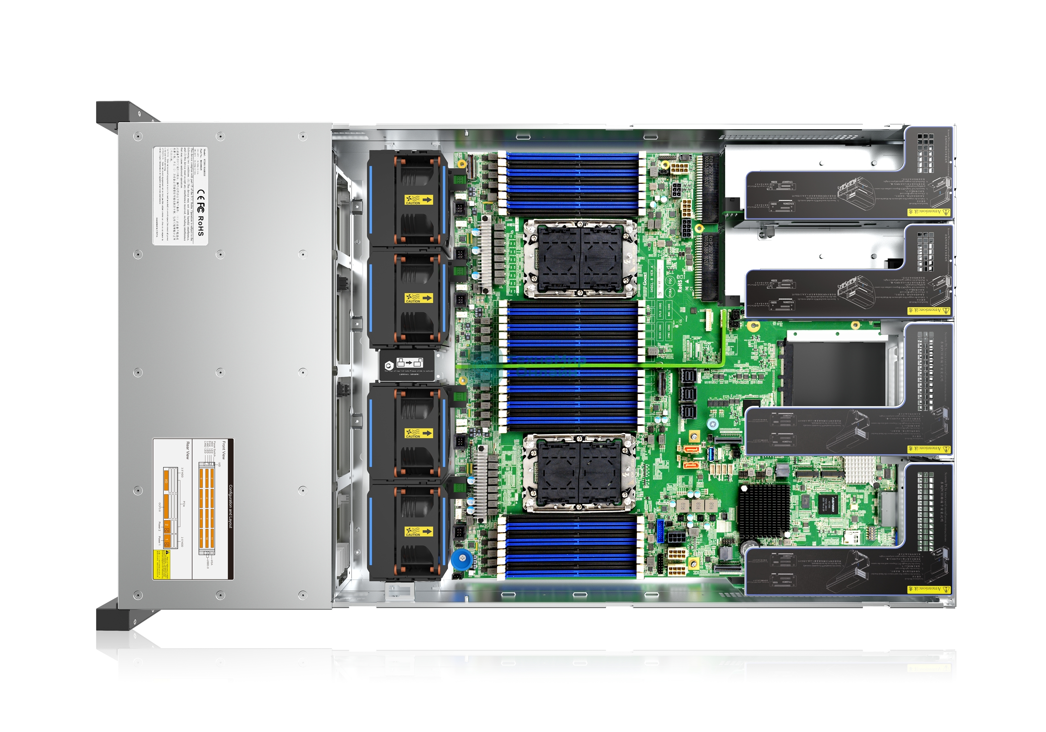 Серверная платформа Gooxi SL201-D12R-G3 2u 12bays server,based on Ice lake 2xPCIe 4.0x16; 4xPCIe 4.0x8 2x 2.5