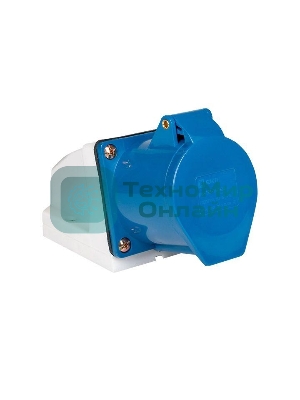 Розетка наруж. уст. 16А 220В 2Р+РЕ IP44 (113) EKF ps-113-16-220